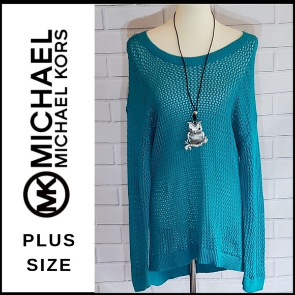MICHAEL Michael Kors Tops - NWOT MICHAEL KORS Plus Size Loose Knit Tunic
